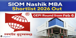 SIOM Nashik MBA Shortlist 2026 Out